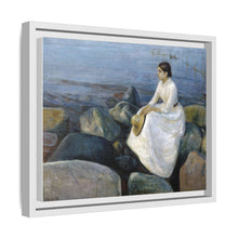 Noche de verano, Inger en la playa (1889) de Edvard Munch 