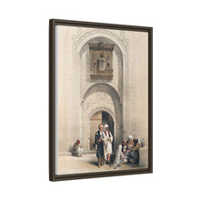 Modern mansion showing the arabesque architecture of Cairo illustration by David Roberts (1796–1864)