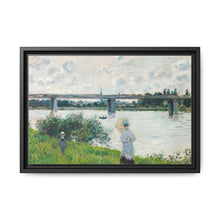 Claude Monet's The Promenade with the Railroad Bridge, Argenteuil (1874) - NOMADEN ART GALLERY