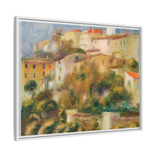 Casas en una colina (Groupe de maisons sur un coteau) de Pierre Auguste Renoir 