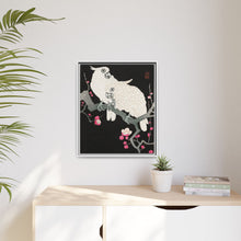 Two cockatoo and plum blossom (1925 - 1936) by Ohara Koson