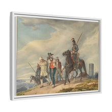 Three Armed Riders Escorting Prisoners near Reims (1825) by Peter von Hess
