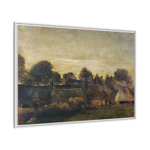 Farming Village at Twilight (1884) by Vincent Van Gogh. Original from The Rijksmuseum. - NOMADEN ART GALLERY