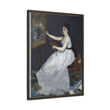 Retrato de Eva Gonzalés en el taller Manets (1870) de Edouard Manet