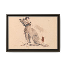 A Terrier, Sitting, Facing Left - NOMADEN ART GALLERY