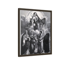 The Virgin and Child with Saint Geminianus of Modena, Saint Peter, Saint Paul and Saint Antony of Padua. Lithograph by F. Hanfstaengl after B. Ramenghi, il Bagnacavallo.