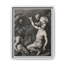 The martyrdom of Saint Laurence of Rome. Etching after J. Ribera. - NOMADEN ART GALLERY