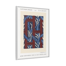 Estampado de pochoir con estampado de flores Art Nouveau en estilo oriental. Original de nuestra propia edición de 1914 de Samarkande.