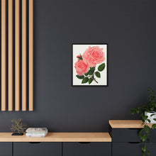 Pink Rose, La France Lithograph (1900)