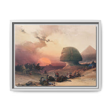 Approach of the simoom Desert of Gizeh illustration by David Roberts (1796–1864) - NOMADEN ART GALLERY