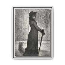 Georges Seurat's Woman Strolling (1884) - NOMADEN ART GALLERY