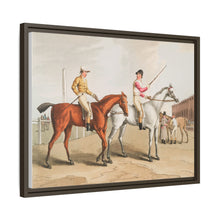 Illustration of jockies from The Costume of Yorkshire (1814) by George Walker
