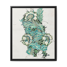 William Morris's Watercolour, woven fabric design: Anemone (1876) - NOMADEN ART GALLERY