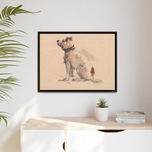 A Terrier, Sitting, Facing Left