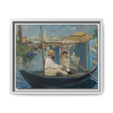 Monet in his Boat (c. 1874) by Edouard Manet - NOMADEN ART GALLERY