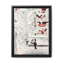 Snow at Asakusa, Yedo, Musashi Province print in high resolution by Hiroaki Takahashi (1871–1945) - NOMADEN ART GALLERY