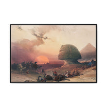 Approach of the simoom Desert of Gizeh illustration by David Roberts (1796–1864) - NOMADEN ART GALLERY