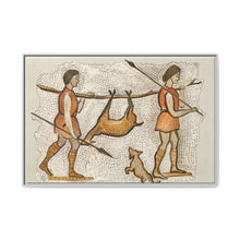 Hunter-Gatherer Mosaic: Vintage Encyclopaedia Art (1891) - NOMADEN ART GALLERY