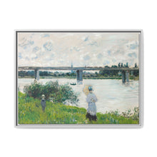 Claude Monet's The Promenade with the Railroad Bridge, Argenteuil (1874) - NOMADEN ART GALLERY