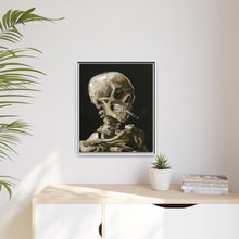 Vincent van Gogh's (1886) Head of a skeleton with a burning cigarette. - NOMADEN ART GALLERY