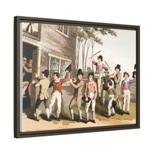 Illustration of riding the stang from The Costume of Yorkshire (1814) by George Walker