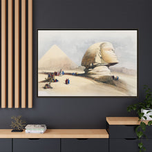 The Great Sphinx Pyramids of Gezeeh illustration bby David Roberts (1796–1864)