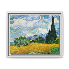 Vincent Van Gogh's Wheat Field with Cypresses (1889). Famous painting, original from the MET Museum - NOMADEN ART GALLERY