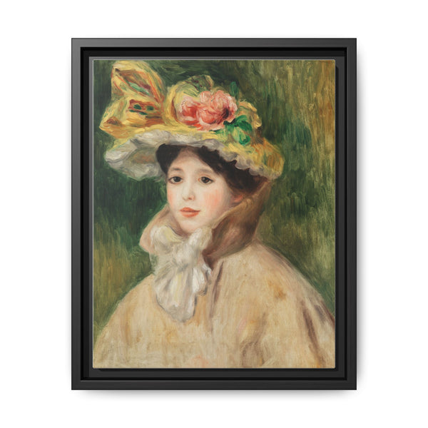 Woman with Capeline (Femme Ã la capeline) (early 1890s) by Pierre-Auguste Renoir - NOMADEN ART GALLERY