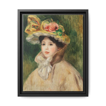 Woman with Capeline (Femme Ã la capeline) (early 1890s) by Pierre-Auguste Renoir - NOMADEN ART GALLERY