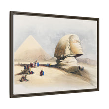 The Great Sphinx Pyramids of Gezeeh illustration bby David Roberts (1796–1864)