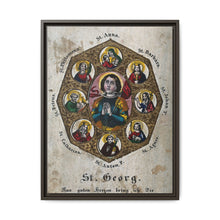Saint George and Saint Antony of Padua, Saint Catherine of Alexandria, Saint Peter the Apostle, Saint Philomena, Saint Anne, Saint Barbara, Saint John the Baptist and Saint Agnes - NOMADEN ART GALLERY