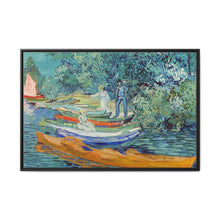 Vincent van Gogh's Bank of the Oise at Auvers (1890) famous painting from the Detroit Institute of Arts. - NOMADEN ART GALLERY
