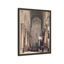 Interior of the mosque of the Metwalys (Metwalis) illustration by David Roberts (1796–1864)