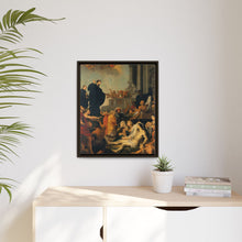 Saint Francis Xavier preaching and healing. Oil painting after Peter Paul Rubens.