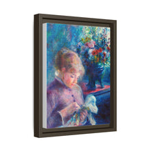 Mujer joven cosiendo (1879) de Pierre-Auguste Renoir.
