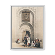 Modern mansion showing the arabesque architecture of Cairo illustration by David Roberts (1796–1864) - NOMADEN ART GALLERY