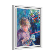 Mujer joven cosiendo (1879) de Pierre-Auguste Renoir.