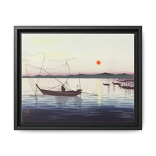 Boats and setting sun (1900 - 1936) by Ohara Koson - NOMADEN ART GALLERY