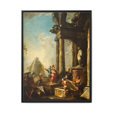 Alexander the Great at the Tomb of Achilles (ca. 1718-1719 (Baroque) by Giovanni Paolo Panini - NOMADEN ART GALLERY