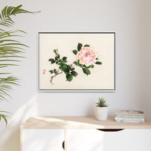 Pink rose by Kōno Bairei (1844-1895)