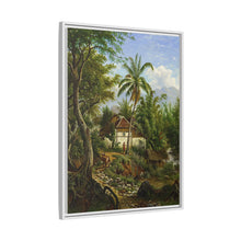 Landschap in Nederlands-Indie (1858 - 1900) by Maurits E H R van den Kerkhoff.