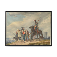 Three Armed Riders Escorting Prisoners near Reims (1825) by Peter von Hess - NOMADEN ART GALLERY