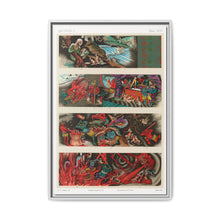 Chinese Buddhist hell, vintage painting by G.A. Audsley-Japanese illustration - NOMADEN ART GALLERY