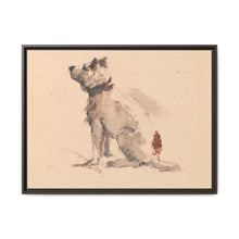 A Terrier, Sitting, Facing Left - NOMADEN ART GALLERY