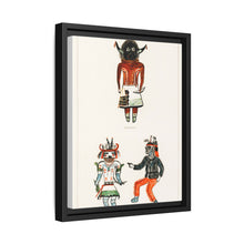 Hopi Katcinas - Piokot Turkwinu Turkwinu Mana (1895) drawn by the native people from the book of Jesse Walter Fewkes - NOMADEN ART GALLERY