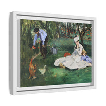 La familia Monet en su jardín de Argenteuil (1874) de Édouard Manet 