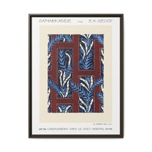 Art Nouveau Flower pattern pochoir print in oriental style. Original from our own 1914 edition of Samarkande - NOMADEN ART GALLERY