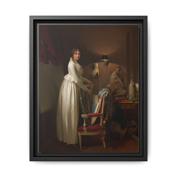 The Artist's Wife in His Studio (c. 1795–99) by Louis Léopold Boilly - NOMADEN ART GALLERY