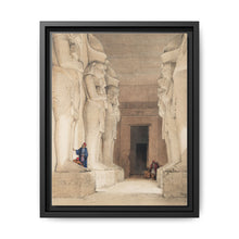 Excavated Temple of Gyrshe (Gerf Hussein) Nubia illustration by David Roberts (1796–1864) - NOMADEN ART GALLERY