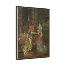 The Visit (c. 1870) by Alfred Stevens: A Glimpse into 19th-Century Elegance